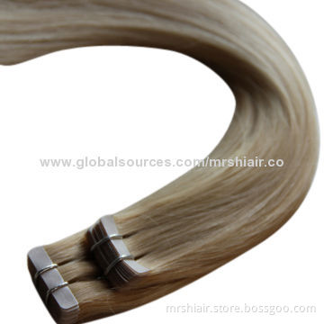 20-Inch 20# color Indian straight tape in hair